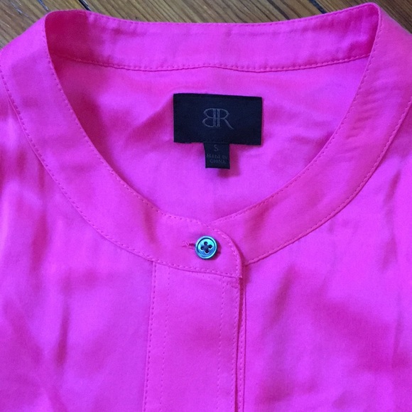 Banana Republic Pink 100% Silk Sleeveless Top - Picture 3 of 8